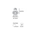 LED луна за вграждане VK LEADING LIGHT VK/04445/W/WW ABEL WHITE 5W 2700K RECESSED TRIMLESS DOWNLIGHT