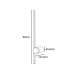LED аплик VK LEADING LIGHT VK/04455/WA/B/C/90 OSCAR 8W 4000K BLACK WALL LAMP