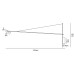 LED аплик VK LEADING LIGHT VK/04458/WA/B/W NOA 6W 3000K BLACK DIMMABLE WALL LAMP