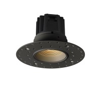 LED луна за вграждане VK LEADING LIGHT VK/04493/B/C ABEL BLACK 9W 4000K RECESSED TRIMLESS DOWNLIGHT