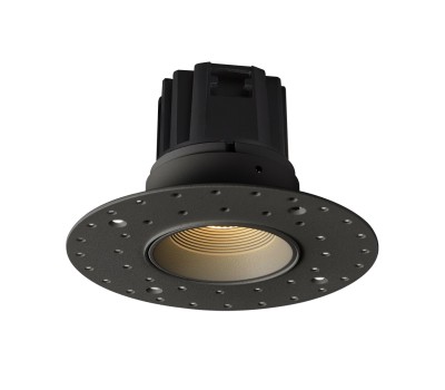 LED луна за вграждане VK LEADING LIGHT VK/04493/B/W ABEL BLACK 9W 3000K RECESSED TRIMLESS DOWNLIGHT