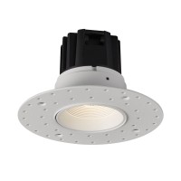 LED луна за вграждане VK LEADING LIGHT VK/04493/W/WW ABEL WHITE 9W 2700K RECESSED TRIMLESS DOWNLIGHT