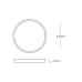 VK LEADING LIGHT VK/04557/B/CCT WABI BLACK 24W CCT ROUND SUPERSLIM PANEL LAMP