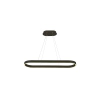 VK LEADING LIGHT VK/04568/PE/B/W/120 ORRA 79W 3000K BLACK PENDANT LAMP