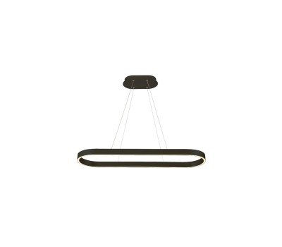 VK LEADING LIGHT VK/04568/PE/B/W/120 ORRA 79W 3000K BLACK PENDANT LAMP