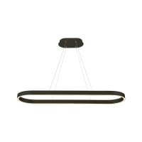 VK LEADING LIGHT VK/04568/PE/B/W/150 ORRA 101W 3000K BLACK PENDANT LAMP