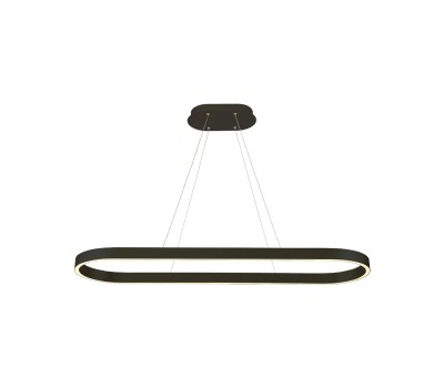VK LEADING LIGHT VK/04568/PE/B/W/150 ORRA 101W 3000K BLACK PENDANT LAMP