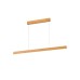 VK LEADING LIGHT VK/04569/PE/WD/W/118 41W 3000K ORRA WOOD PENDANT LAMP