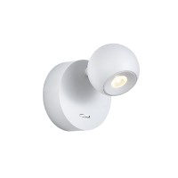 VK LEADING LIGHT VK/04573/WA/W/W AIRA 6W 3000K WHITE WALL LAMP