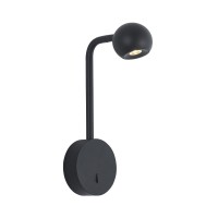 LED аплик VK LEADING LIGHT VK/04574/WA/B/W AIRA 6W 3000K BLACK WALL LAMP