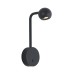 VK LEADING LIGHT VK/04574/WA/B/W AIRA 6W 3000K BLACK WALL LAMP