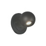 VK LEADING LIGHT VK/04575/WA/W/B AIRA 6W 3000K BLACK RECESSED WALL LAMP