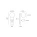 VK LEADING LIGHT VK/04576/WA/GD/W AIRA 1 x G9 + 6W 3000K LED GOLD WALL LAMP