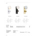 VK LEADING LIGHT VK/04576/WA/GD/W AIRA 1 x G9 + 6W 3000K LED GOLD WALL LAMP