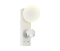 LED аплик VK LEADING LIGHT VK/04576/WA/W/W AIRA 6W+6W 3000K WHITE WALL LAMP