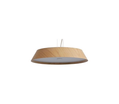 VK LEADING LIGHT VK/04579/PE/NW/W/42 35W 3000K WOODY NATURAL WOOD PENDANT LAMP DIMMABLE