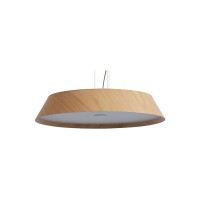 VK LEADING LIGHT VK/04579/PE/NW/W/51 40W 3000K WOODY OAK NATURAL WOOD PENDANT LAMP DIMMABLE