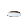VK LEADING LIGHT VK/04580/CE/DW/W/42 35W 3000K WOODY DARK WALNUT WOOD CEILING LAMP DIMMABLE