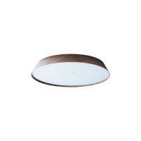 VK LEADING LIGHT VK/04580/CE/DW/W/51 40W 3000K WOODY DARK WALNUT WOOD CEILING LAMP DIMMABLE