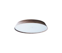 VK LEADING LIGHT VK/04580/CE/DW/W/61 50W 3000K WOODY DARK WALNUT WOOD CEILING LAMP DIMMABLE