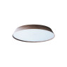 VK LEADING LIGHT VK/04580/CE/DW/W/61 50W 3000K WOODY DARK WALNUT WOOD CEILING LAMP DIMMABLE