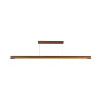 LED пендел VK LEADING LIGHT VK/04581/PE/DW/W/150 25W 3000K WOODY DARK WOOD PENDANT LAMP DALI DIMMABLE