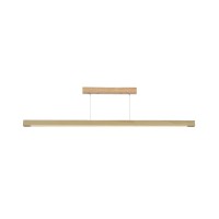 LED пендел VK LEADING LIGHT VK/04581/PE/NW/W/150 25W 3000K WOODY NATURAL WOOD PENDANT LAMP DALI DIMMABLE