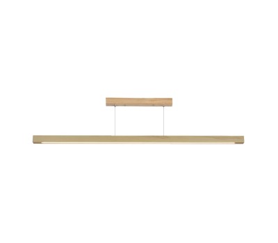 LED пендел VK LEADING LIGHT VK/04581/PE/NW/W/180 27W 3000K WOODY NATURAL WOOD PENDANT LAMP DALI DIMMABLE