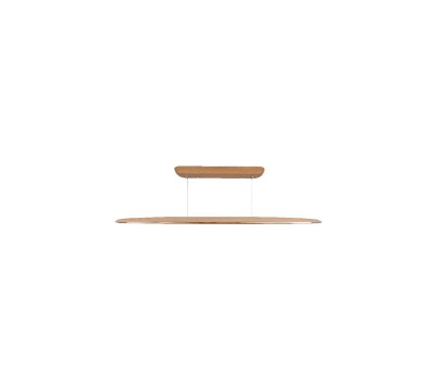 LED пендел VK LEADING LIGHT VK/04582/PE/NW/W/130 23W 3000K WOODY NATURAL WOOD PENDANT LAMP DALI DIMMABLE