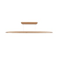 LED пендел VK LEADING LIGHT VK/04582/PE/NW/W/180 27W 3000K WOODY NATURAL WOOD PENDANT LAMP DALI DIMMABLE