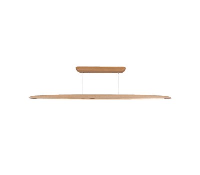 LED пендел VK LEADING LIGHT VK/04582/PE/NW/W/180 27W 3000K WOODY NATURAL WOOD PENDANT LAMP DALI DIMMABLE