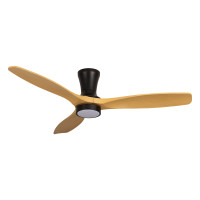 VK LEADING LIGHT VK/04666/AIR/BW/ABS AIR 22W 3000K-6000K BLACK/WOODEN GRAIN CEILING FAN VK LEADING LIGHT VK/04666/AIR/BW/ABS AIR 22W 3000K-6000K BLACK/WOODEN GRAIN CEILING FAN