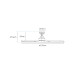 VK LEADING LIGHT VK/04679/AIR/B AIR BLACK CEILING FAN VK LEADING LIGHT VK/04679/AIR/B AIR BLACK CEILING FAN