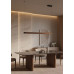 VK LEADING LIGHT VK/04679/PE/D/WW-BW/W HALO 20W 3000K WALNUT WOOD PENDANT LAMP VK LEADING LIGHT VK/04679/PE/D/WW-BW/W HALO 20W 3000K WALNUT WOOD PENDANT LAMP