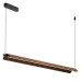 VK LEADING LIGHT VK/04679/PE/D/WW-BW/W HALO 20W 3000K WALNUT WOOD PENDANT LAMP VK LEADING LIGHT VK/04679/PE/D/WW-BW/W HALO 20W 3000K WALNUT WOOD PENDANT LAMP