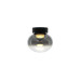 VK LEADING LIGHT VK/04686/CE/B-SG/W/20 IORI 5W 3000K BLACK/SMOKED CEILING LAMP