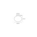 VK LEADING LIGHT VK/04686/CE/B-SG/W/30 IORI 8W 3000K BLACK/SMOKED CEILING LAMP