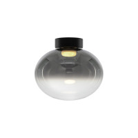 VK LEADING LIGHT VK/04686/CE/B-SG/W/30 IORI 8W 3000K BLACK/SMOKED CEILING LAMP VK LEADING LIGHT VK/04686/CE/B-SG/W/30 IORI 8W 3000K BLACK/SMOKED CEILING LAMP