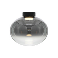 VK LEADING LIGHT VK/04686/CE/B-SG/W/40 IORI 11W 3000K BLACK/SMOKED CEILING LAMP VK LEADING LIGHT VK/04686/CE/B-SG/W/40 IORI 11W 3000K BLACK/SMOKED CEILING LAMP