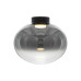 VK LEADING LIGHT VK/04686/CE/B-SG/W/40 IORI 11W 3000K BLACK/SMOKED CEILING LAMP
