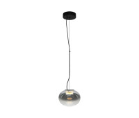 VK LEADING LIGHT VK/04686/PE/B-SG/W/20 IORI 5W 3000K BLACK/SMOKED PENDANT LAMP