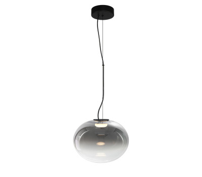 VK LEADING LIGHT VK/04686/PE/B-SG/W/30 IORI 8W 3000K BLACK/SMOKED PENDANT LAMP VK LEADING LIGHT VK/04686/PE/B-SG/W/30 IORI 8W 3000K BLACK/SMOKED PENDANT LAMP