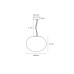 VK LEADING LIGHT VK/04686/PE/W-W/W/40 IORI 11W 3000K WHITE/OPAL PENDANT LAMP VK LEADING LIGHT VK/04686/PE/W-W/W/40 IORI 11W 3000K WHITE/OPAL PENDANT LAMP