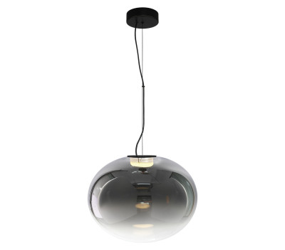 VK LEADING LIGHT VK/04686/PE/B-SG/W/40 IORI 11W 3000K BLACK/SMOKED PENDANT LAMP VK LEADING LIGHT VK/04686/PE/B-SG/W/40 IORI 11W 3000K BLACK/SMOKED PENDANT LAMP