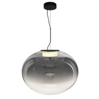 VK LEADING LIGHT VK/04686/PE/B-SG/W/50 IORI 15W 3000K BLACK/SMOKED PENDANT LAMP VK LEADING LIGHT VK/04686/PE/B-SG/W/50 IORI 15W 3000K BLACK/SMOKED PENDANT LAMP