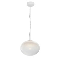 VK LEADING LIGHT VK/04686/PE/W-W/W/30 IORI 8W 3000K WHITE/OPAL PENDANT LAMP VK LEADING LIGHT VK/04686/PE/W-W/W/30 IORI 8W 3000K WHITE/OPAL PENDANT LAMP