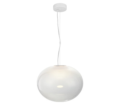 VK LEADING LIGHT VK/04686/PE/W-W/W/40 IORI 11W 3000K WHITE/OPAL PENDANT LAMP VK LEADING LIGHT VK/04686/PE/W-W/W/40 IORI 11W 3000K WHITE/OPAL PENDANT LAMP