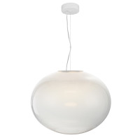 VK LEADING LIGHT VK/04686/PE/W-W/W/50 IORI 15W 3000K WHITE/OPAL PENDANT LAMP VK LEADING LIGHT VK/04686/PE/W-W/W/50 IORI 15W 3000K WHITE/OPAL PENDANT LAMP