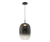 VK LEADING LIGHT VK/04687/PE/B-SG/W/20 IORI 8W 3000K BLACK/SMOKED PENDANT LAMP