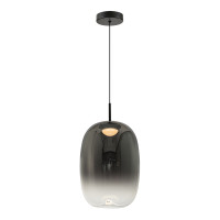 VK LEADING LIGHT VK/04687/PE/B-SG/W/20 IORI 8W 3000K BLACK/SMOKED PENDANT LAMP VK LEADING LIGHT VK/04687/PE/B-SG/W/20 IORI 8W 3000K BLACK/SMOKED PENDANT LAMP